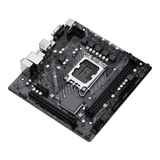 Main Asrock H610M-HDV DDR4 (Chipset Intel H610/ Socket LGA1700/ VGA onboard/mATX)