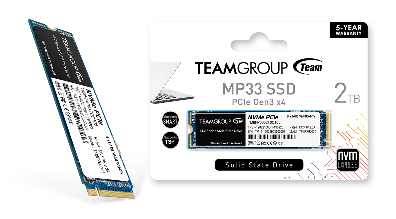 SSD TEAM MP33 M.2 PCIe SSD