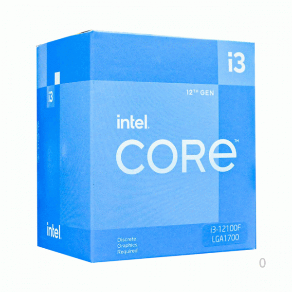 CPU Intel Alder Lake Core i3-12100 (3.3GHz turbo up to 4.3Ghz, 4 nhân 8 luồng, 12MB Cache, 58W) - Socket Intel LGA 1700