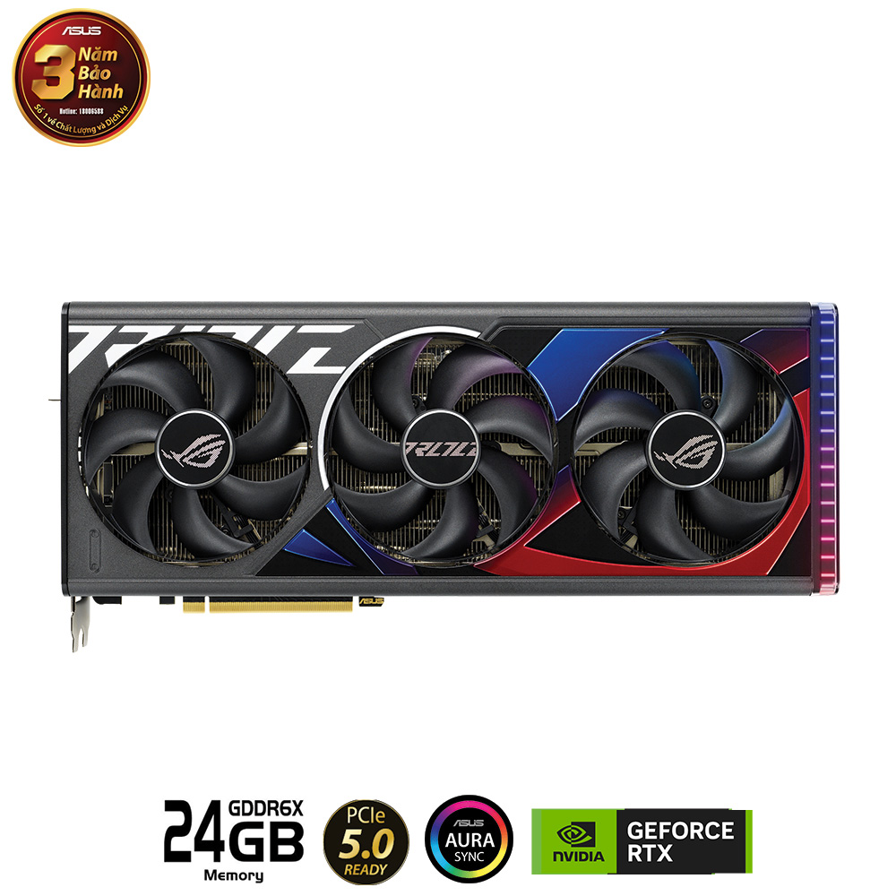 Card màn hình ASUS ROG STRIX RTX 4090 24G GAMING(RTX4090/24Gb D6x/PCIE5.0)