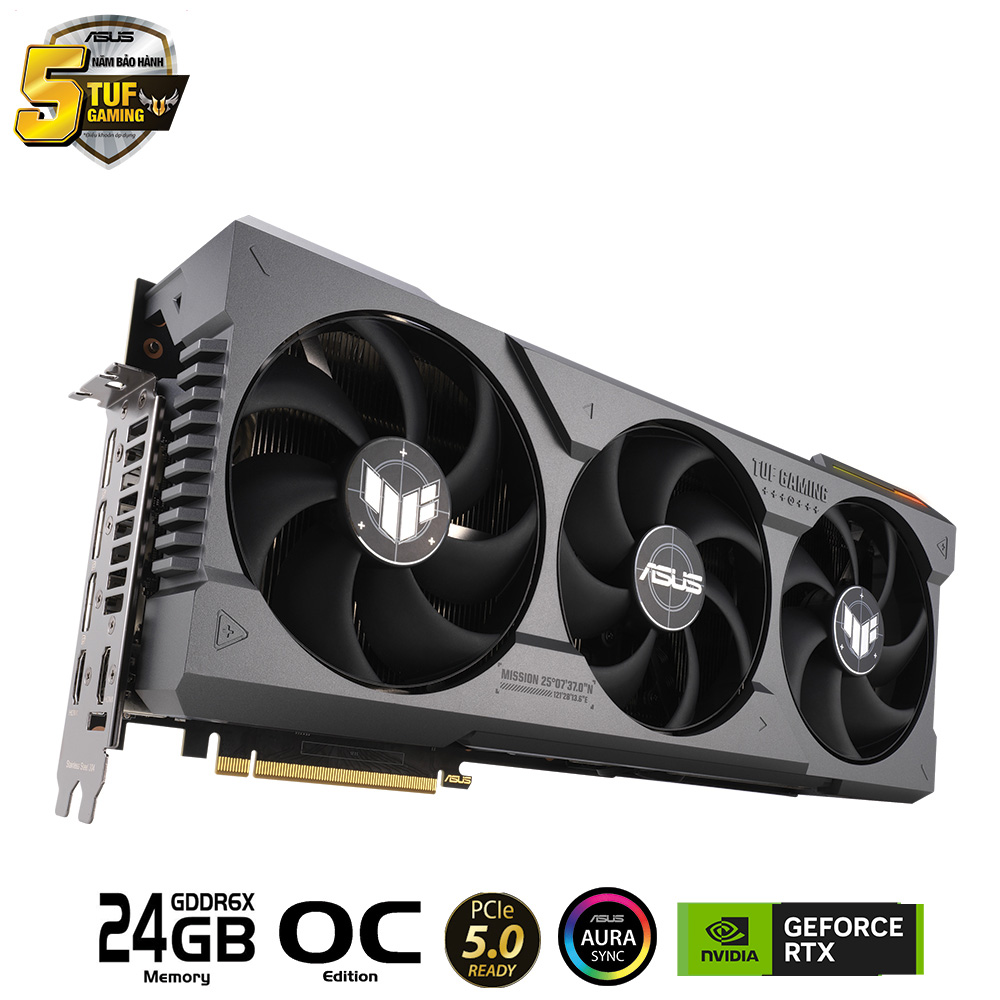 Card màn hình ASUS TUF RTX 4090 24G GAMING OC(RTX4090/24Gb D6x/PCIE5.0/OC)