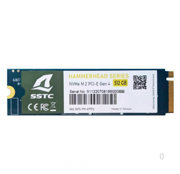 Ổ cứng SSD NVME HAMMERHEAD NVMe M.2 Gen4 E19T512GB