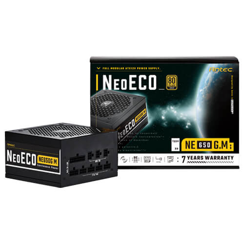 Nguồn ANTEC NeoECO Modular Gold NE750G(750W/Tụ nhật/80Plus Gold/BH7 năm)