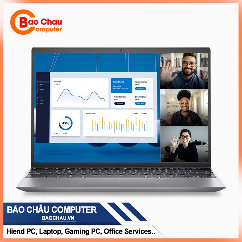 Laptop Dell Vostro V5320 V3I7005W( i5 1240P/16GB/256GB/13.3"FHD+/Win11_Office HS 21)