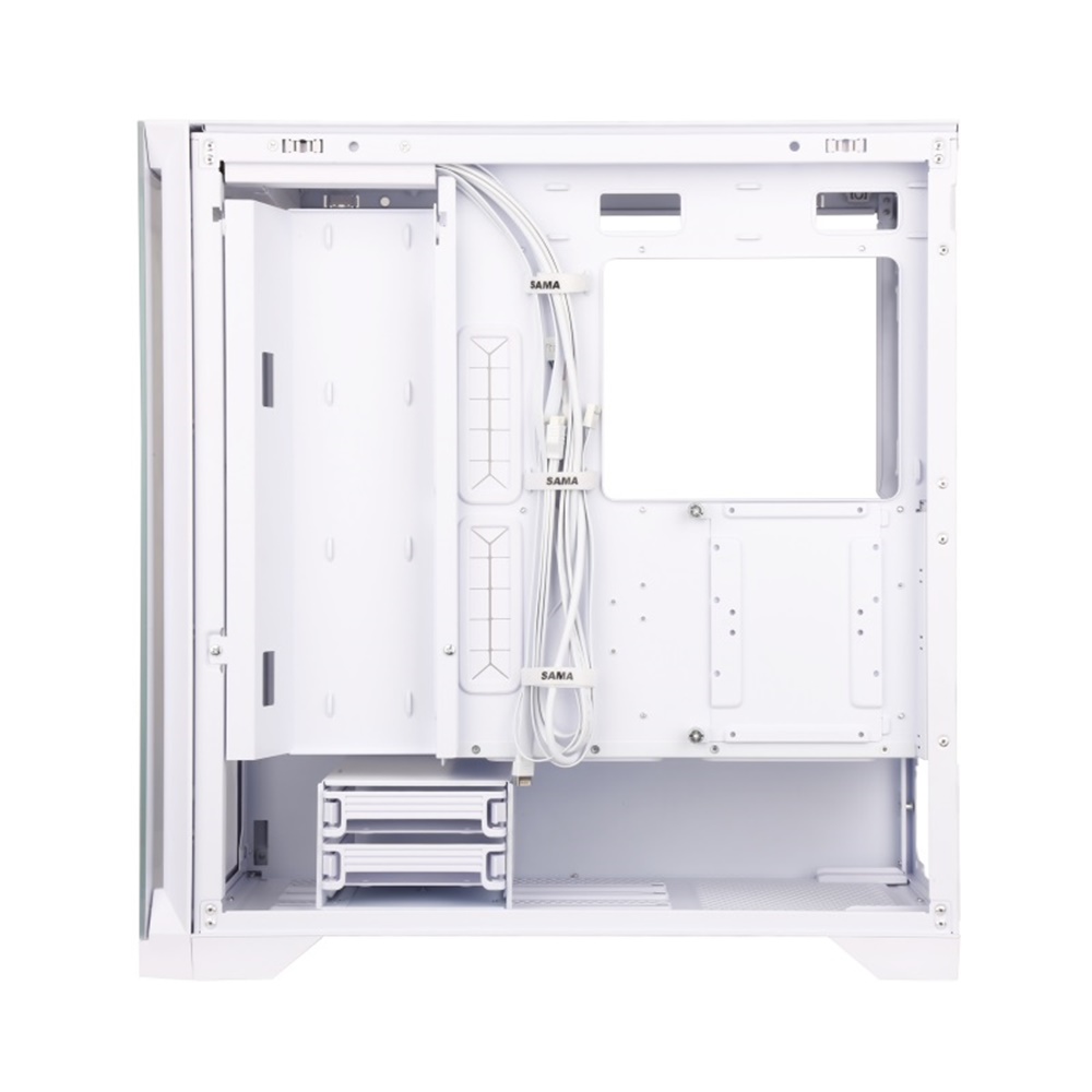 ỏ Case SAMA 4502 White( ATX/3Fan/Thép/Trắng)