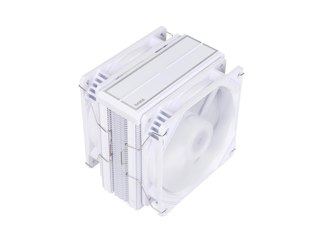 Tản nhiệt khí  SAMA  KA600DW White (6Pipe/200w/2Argb/Trắng)