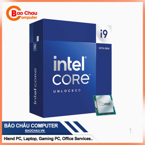 CPU Intel Core i9 14900k (Up 6.0 GHz, 24 Nhân 32 Luồng, 36MB Cache, Raptor Lake Refresh)