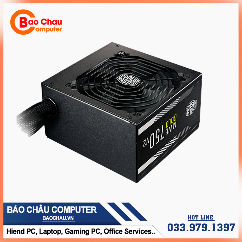 Nguồn Cooler Master 850W MWE 850 – V2 80 Plus Gold Non-Modular