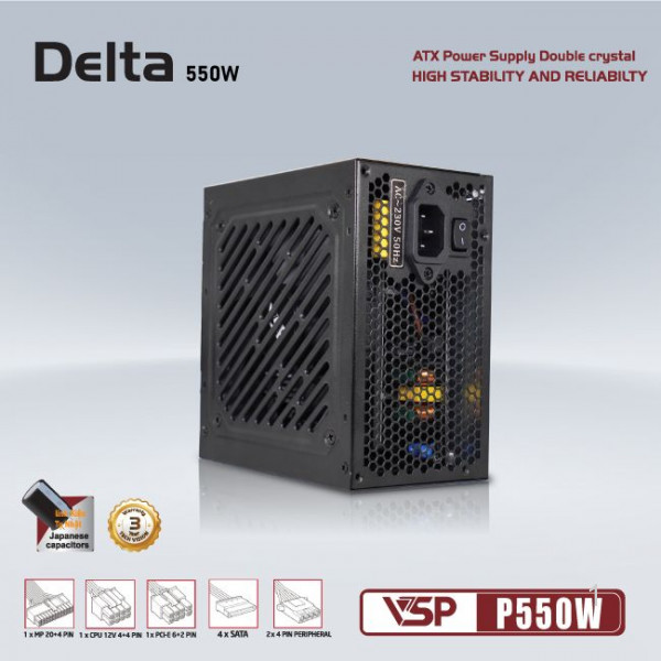 Nguồn Delta P550W