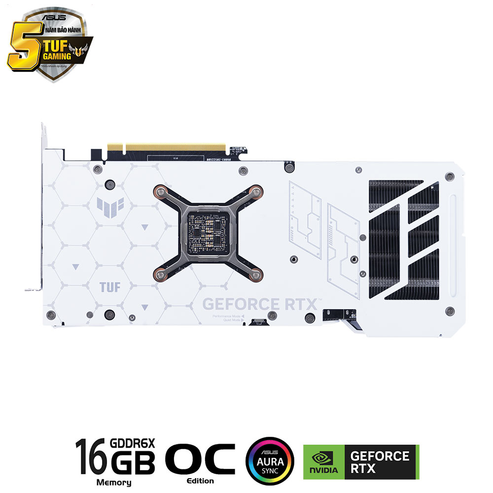 Card màn hình ASUS TUF GAMING 4070Ti SUPER OC 16GB GDDR6X WHITE