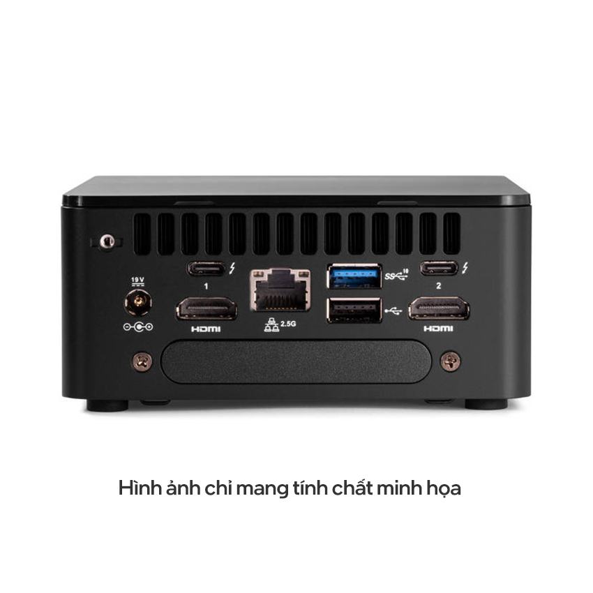 BỘ MINI PC ASUS INTEL NUC12 PRO TALL NUC12WSHI3 ( I3-1220P/ 2XDDR4-3200 / 3XNVME, SATA/ 2X HDMI 2.1/2X DP 1.4A ) 90AB2WSH-MR4100