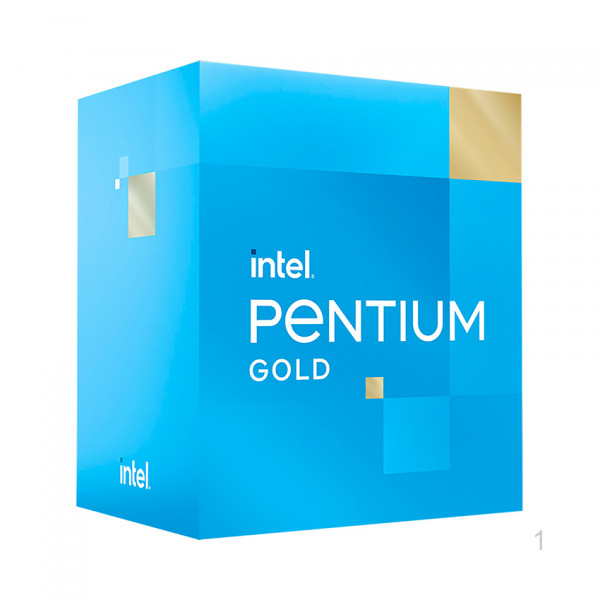 CPU INTEL  PENTIUM GOLD G7400 (3.7GHZ, 2 NHÂN 4 LUỒNG, 6MB CACHE, 46W) - SOCKET INTEL LGA 1700)