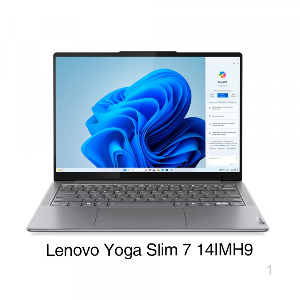Máy tính xách tay Lenovo Yoga Slim 7 14IMH9 83CV001UVN (Ultra 7 155H/ 32GB/ 512GB SSD/ 14 inch WUXGA/ Win 11/ Office/ Vỏ nhôm/ 2Y)
