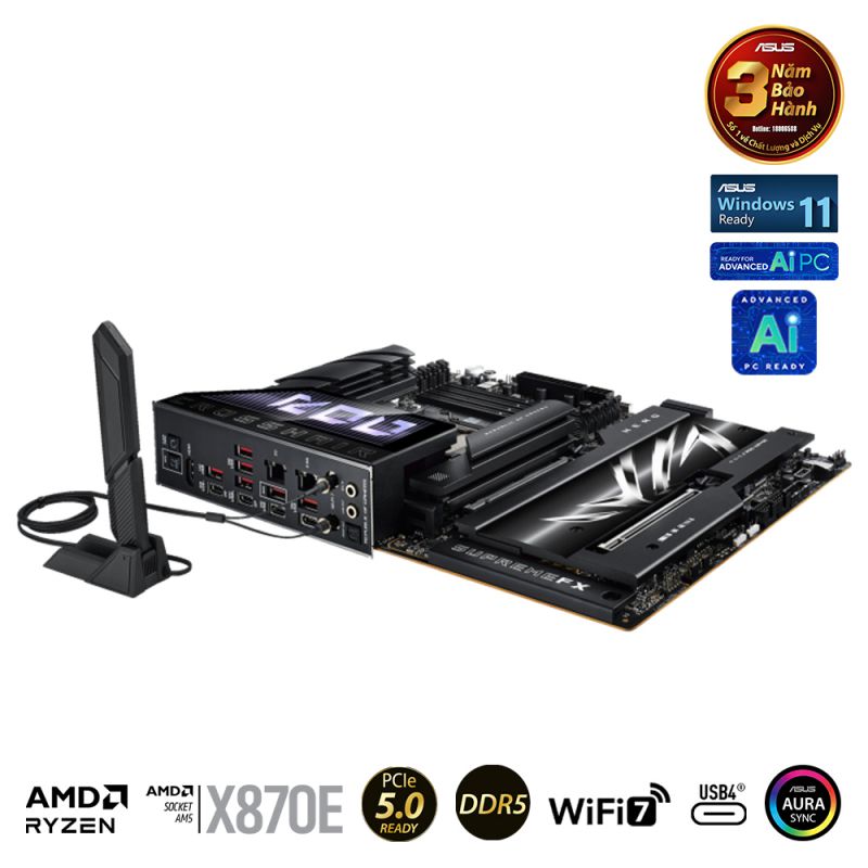 Mainboard ASUS ROG CROSSHAIR X870E HERO (AMD X870E, Socket AM5, ATX, 4 x RAM DDR5)