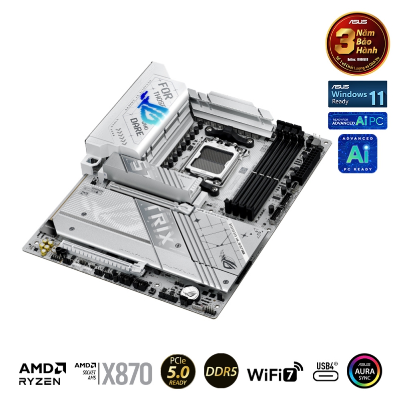 Mainboard ASUS ROG STRIX X870-A GAMING WIFI(AMD X870E, Socket AM5, ATX, 4 x RAM DDR5)