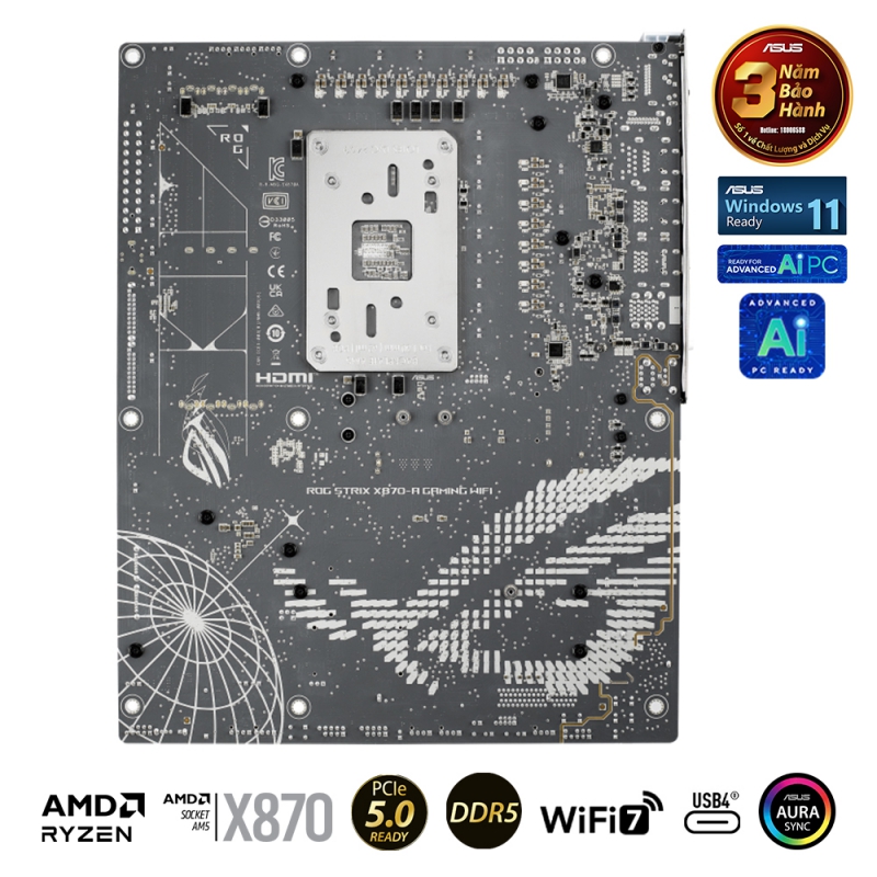 Mainboard ASUS ROG STRIX X870-A GAMING WIFI(AMD X870E, Socket AM5, ATX, 4 x RAM DDR5)