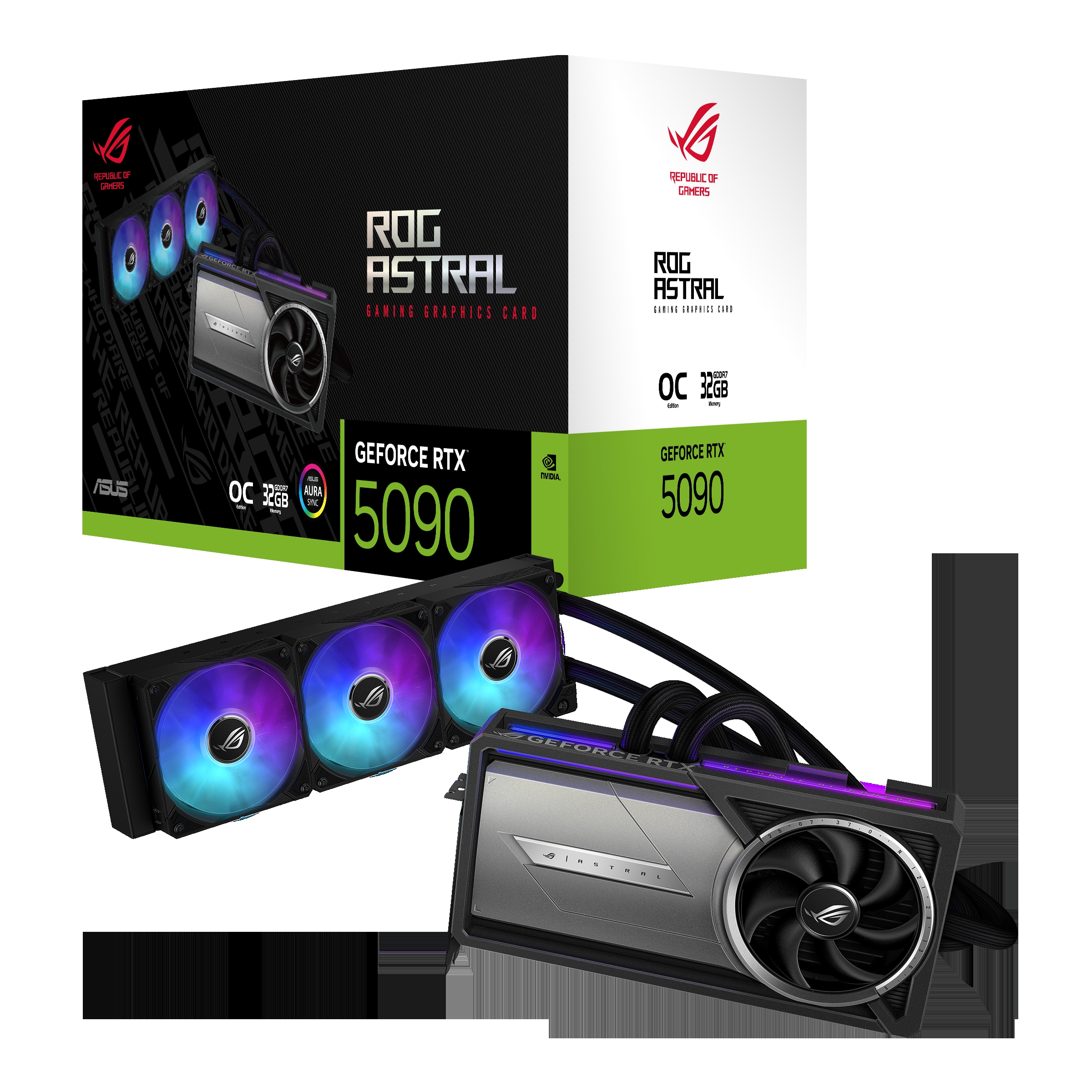 Card màn hình ROG Astral LC GeForce RTX™ 5090 32GB GDDR7 OC Edition