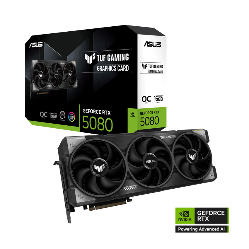 Card màn hình Asus TUF GAMING RTX 5080 16G GDDR7 OC