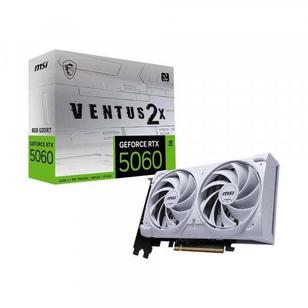 Card Màn Hình MSI GeForce RTX 5060 8G VENTUS 2X WHITE