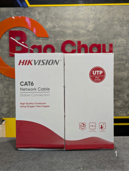 Dây cáp mạng CAT 6 Hikvision DS-1LN6UZC0 (Cuộn 305m)