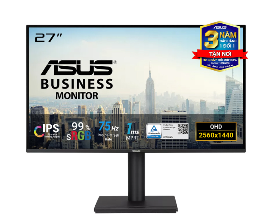 Màn Hình ASUS VA27AQSE (27 inch - IPS - 2K - 75Hz - 1ms - Speaker)
