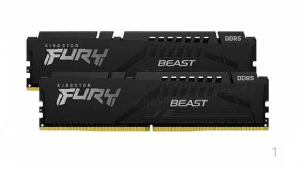 RAM Kit Kingston Fury Beast 32Gb (2x16Gb) DDR5 5600 (KF556C40BBK2-32WP)