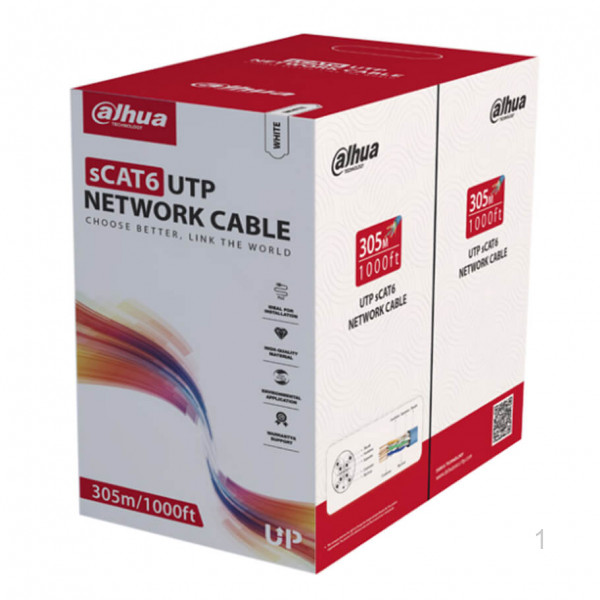 Dây cáp mạng UTP CAT6 305m DAHUA DH-PFM920I-6UN1-N