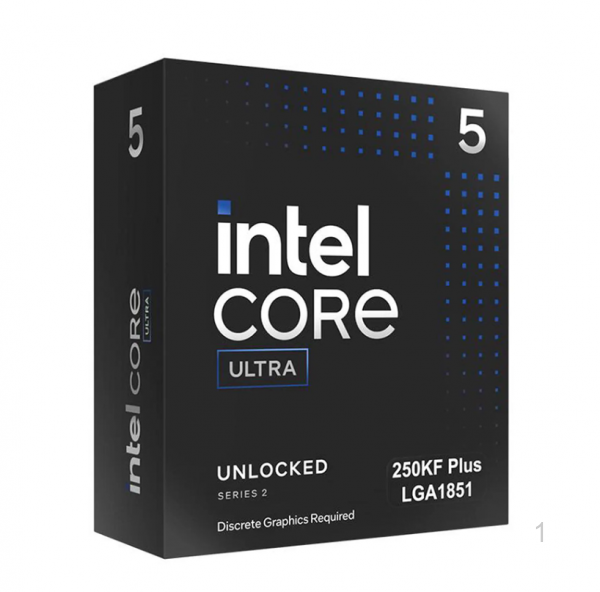 CPU Intel Core Ultra 5 250KF Plus (Intel LGA1851 - 18 Core - 18 Thread - Base 3.3Ghz - Turbo 5.3Ghz - Cache 30MB - No IGPU)