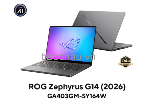 Laptop Asus ROG Zephyrus G14 GA403GM-SY164W (AMD Ryzen AI 9 465 | RTX 5060 | 14-inch 3K | 16GB | 512GB | Windows 11 | Xám)