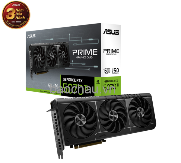 VGA Asus Prime RTX 5070 Ti 16GB GDDR7 (PRIME-RTX5070TI-16G)