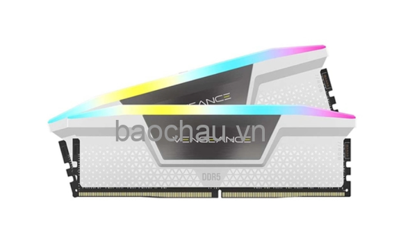 RAM CORSAIR VENGEANCE RGB 64GB (2x32GB) DDR5 5600Mhz White (CMH64GX5M2B5600C40W)