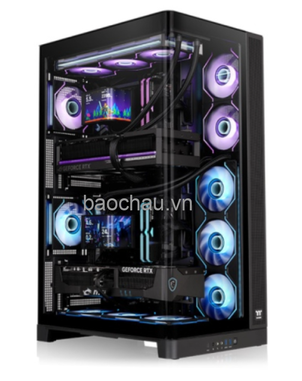 Vỏ Case THERMALTAKE CAPO X Dual System Chassis (FullTower/ Màu Đen) - No Fan