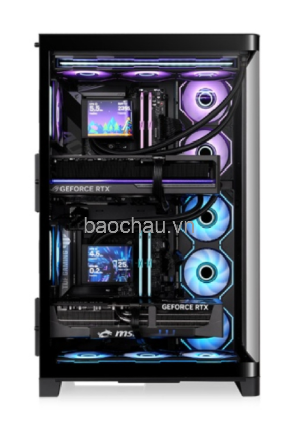 Vỏ Case THERMALTAKE CAPO X Dual System Chassis (FullTower/ Màu Đen) - No Fan