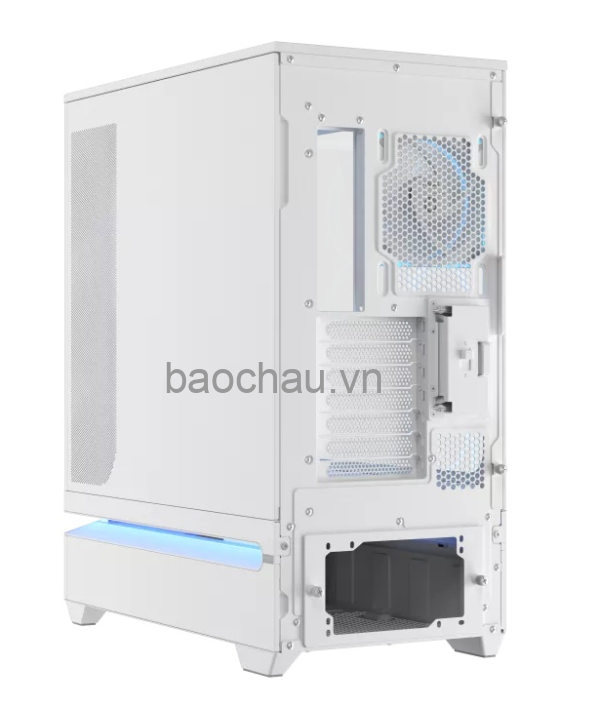 Vỏ case máy tính ASUS PRIME AP304 TG màu trắng (ATX, hỗ trợ VGA 420mm và tản nhiệt 360mm, bản kính cường lực)
