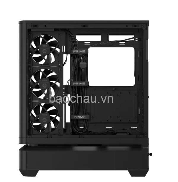Vỏ case máy tính ASUS PRIME AP304 TG màu đen (ATX, hỗ trợ VGA 420mm và tản nhiệt 360mm, bản kính cường lực)