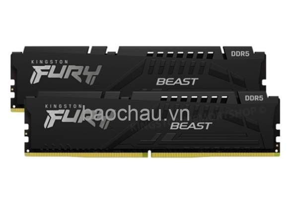 Ram PC Kingston Fury Beast 32GB (2x16GB) DDR5 5600Mhz (KF556C40BBK2-32WP)