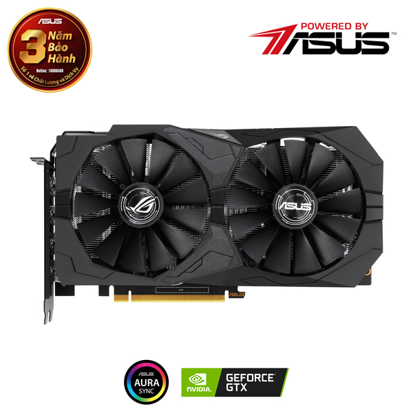 VGA Asus ROG-STRIX-GTX1650-O4G-GAMING (NVIDIA Geforce/ 4Gb/ DDR5/ 128 Bits)