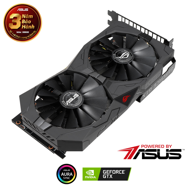 VGA Asus ROG-STRIX-GTX1650-O4G-GAMING (NVIDIA Geforce/ 4Gb/ DDR5/ 128 Bits)