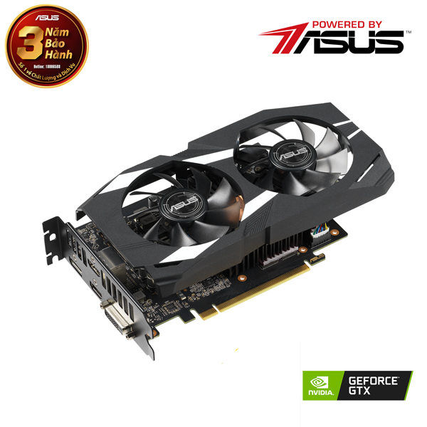 VGA Asus DUAL-GTX1660TI-O6G (NVIDIA Geforce/ 6Gb/ GDDR6/ 192Bit)