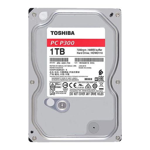 Ổ cứng HDD Toshiba  1Tb SATA3 7200rpm
