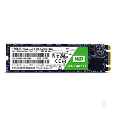 Ổ SSD Western Green 480Gb M2.2280 (đọc: 545MB/s)