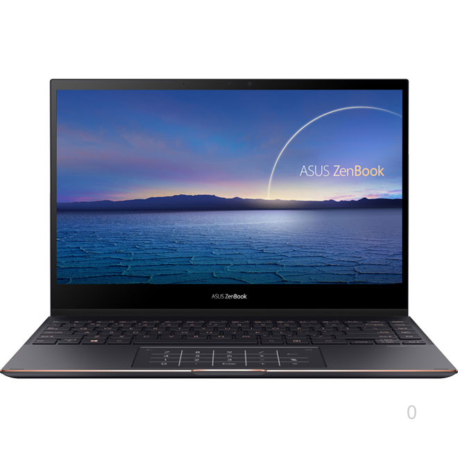 Laptop Asus Zenbook Flip S UX371EA-HL701TS (Core i7-1165G7/Ram 16GB/SSD 1TB/13.3 OLED 4K UHD Touch/VGA ON/Win10/Pen/NumPad)