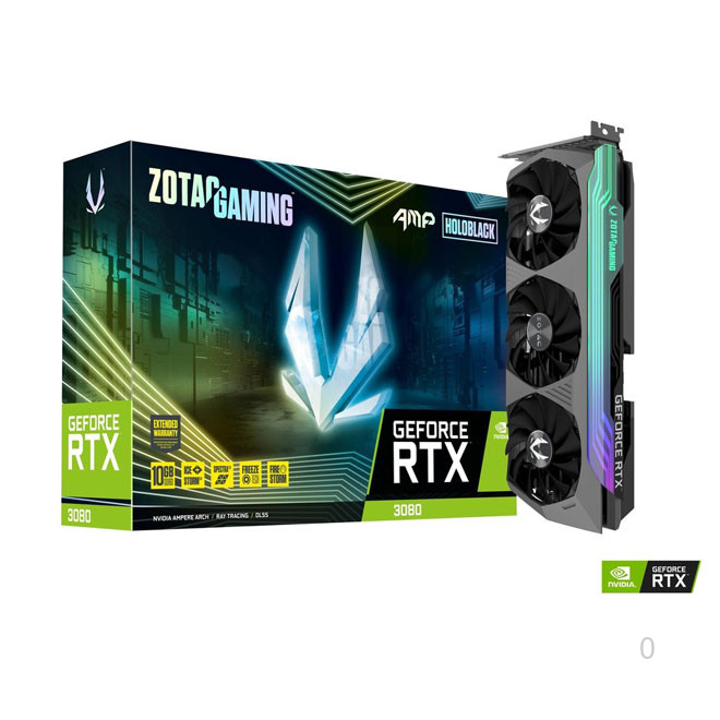 Card màn hình ZOTAC GAMING GeForce RTX 3080 AMP Holo (NVIDIA Geforce/ 10Gb/ GDDR6X/ 320Bit)