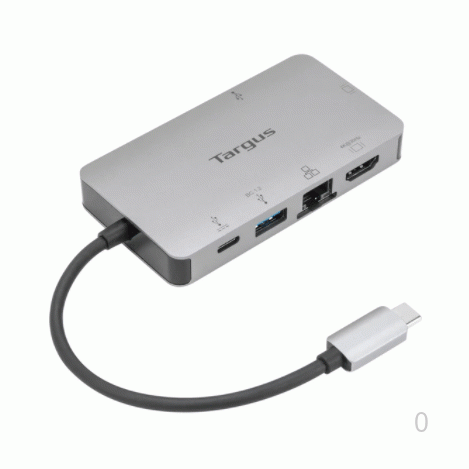 Thiết bị Streamer Docking Targus USB-C 4K HDMI/VGA Docking Station with 100W Power Delivery USB-C