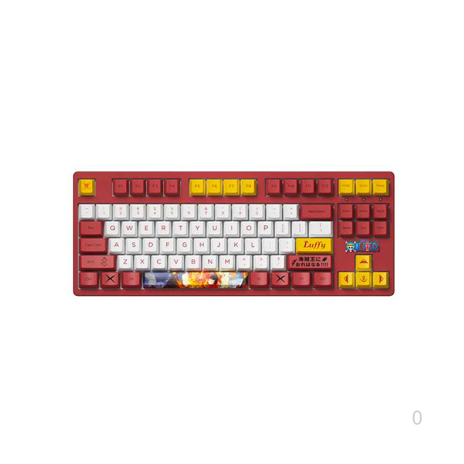 Bàn phím cơ AKKO 3087 v2 One Piece – Luffy (Akko switch Pink v2)