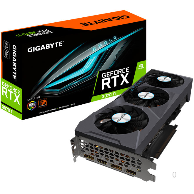 Card màn hình Gigabyte GeForce 3070 Ti EAGLE 8G (NVIDIA Geforce/ 8Gb/ GDDR6X/ 256Bit)