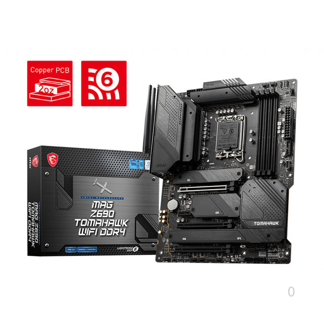 Main MSI MAG Z690 TOMAHAWK WIFI DDR4 (Chipset Intel Z690/ Socket LGA1700/ VGA onboard/ATX)
