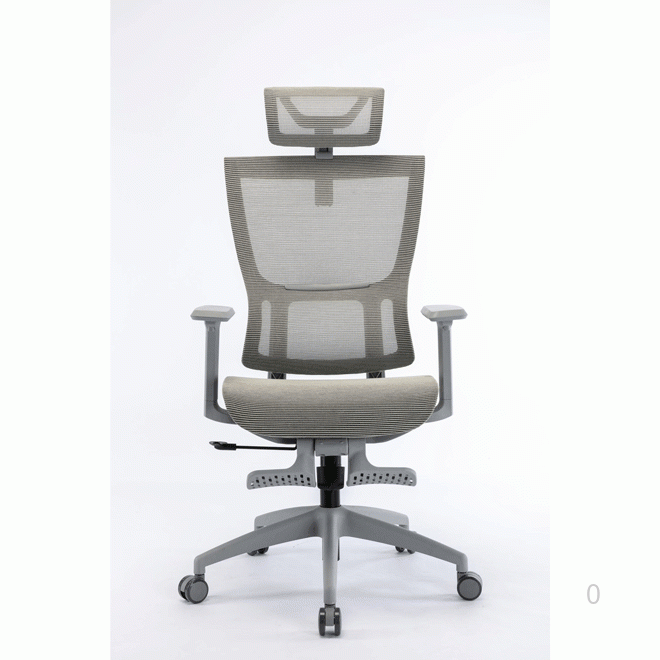 Ghế công thái học ergonomic Warrior Hero series (WEC504/ Gray)