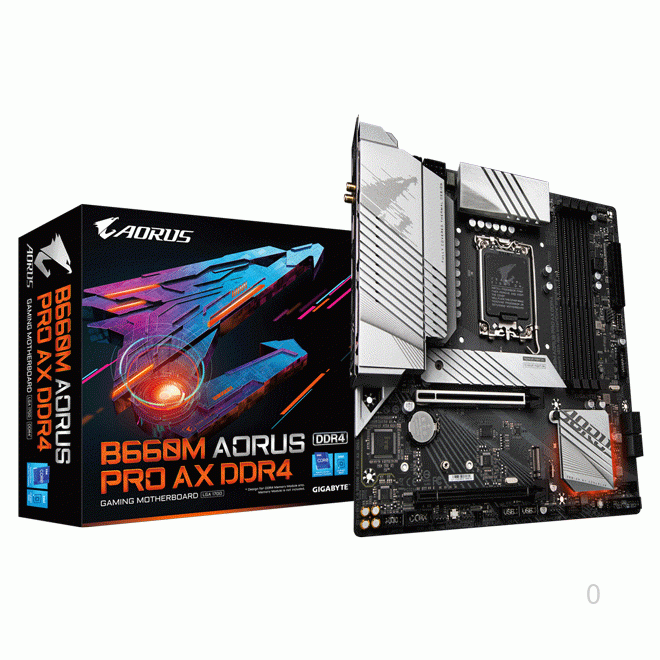 Main Gigabyte B660M AORUS PRO AX DDR4 (Chipset Intel B660/ Socket LGA1700/ VGA onboard/mATX)