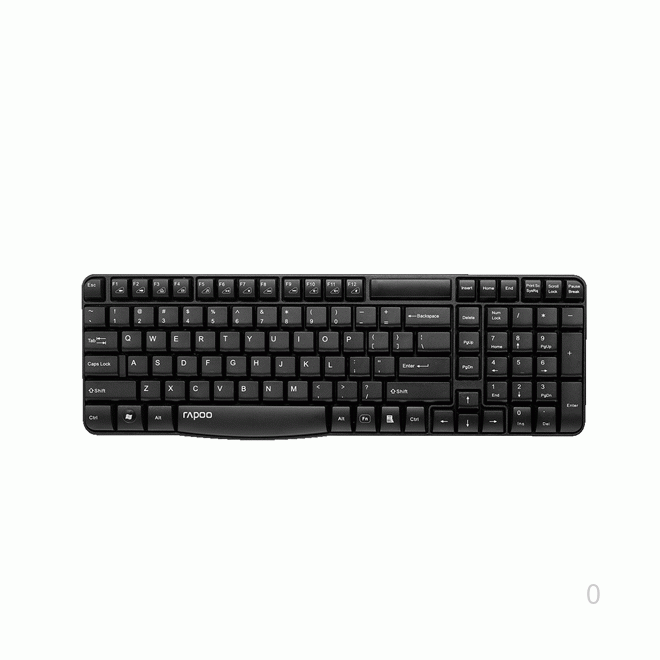Bàn phím không dây Rapoo E1050 (USB-Wireless)